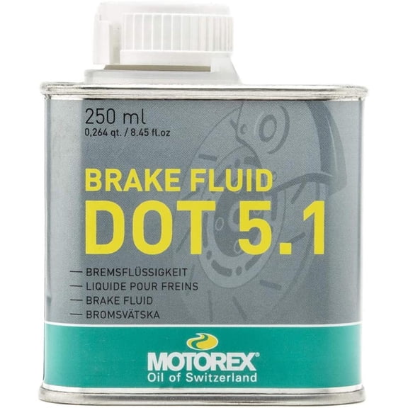 Motorex 300287 Hydraulic Brake and Clutch Systems Dot 5.1 Brake Fluid, 0.25 Liters, Brake fluid for hydraulic brake and clutch systems By Brand Motorex