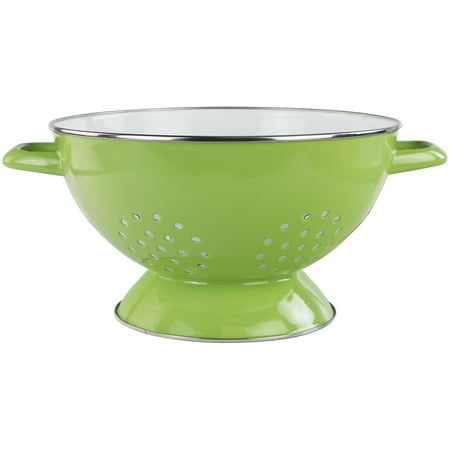 

Calypso Basics 3 Qt. Enamel on Steel Two Toned Colander Lime