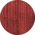 thumbnail image 1 of Ahgly Company Indoor Round Abstract Red Contemporary Area Rugs, 7' Round, 1 of 4