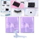 thumbnail image 3 of de extensión de ñas Herramientas de maquillaje autoadhesivas profesionales Productos de ñas Bandeja de ñas clásica ñas de prác Bandeja de 2 piezas Púrpura Macarena Extensión de pestañas, 3 of 8