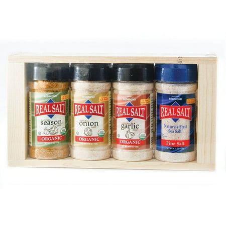 Real Sea Salt - Natural Unrefined Organic Gluten Free, Seasoning Set (1 Pack), FLAVOR – Real Salt is unlike any salt on earth. It’s subtly sweet, never bitter sea.., By