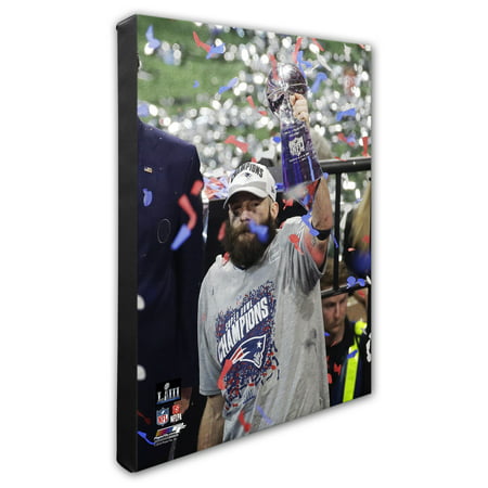 New England Patriots Super Bowl LIII Champions 16'' x 20'' Best Shot Canvas Photo - No (Best Team In Tecmo Super Bowl)