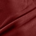 thumbnail image 5 of Women's Corduroy High Waist Capri Wide Leg Pants Soft Casual Cropped Culottes with Pockets Vintage Casual Streetwear Trousers Fall Outfit Wine, 5 of 9