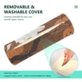 thumbnail image 4 of Cylindrical Pillow Decorative Neck Roll Pillow with Removable Washable Cover Roll Pillow for Knee Leg Neck Halloween Ghost Partten, 4 of 7