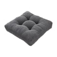 thumbnail image 2 of Square Seat Cushions for Seat Dining Chair, Chair Cushions Square No Ties, Desk Chair Cushion for Long Sitting Cute Comfortable Fleece Seat Cushion Thick Dorm Room Essentials, 2 of 6