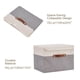 thumbnail image 3 of Caja de almacenamiento plegable DECOMOMO con tapa [paquete de 3] tela 38 x 28 x 2, 3 of 9