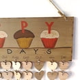 thumbnail image 6 of JoyMoreHome Vintage Family Reminder Calendar Board, Rustic Wooden Hanging Birthday Anniversary Reminder with 100pcs Wood Tags, DIY Calendar Plaque Sign Gift for Friend/Mother/Grandma, 6 of 9