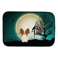thumbnail image 3 of Halloween Scary Papillon Black White Dish Drying Mat, 3 of 3