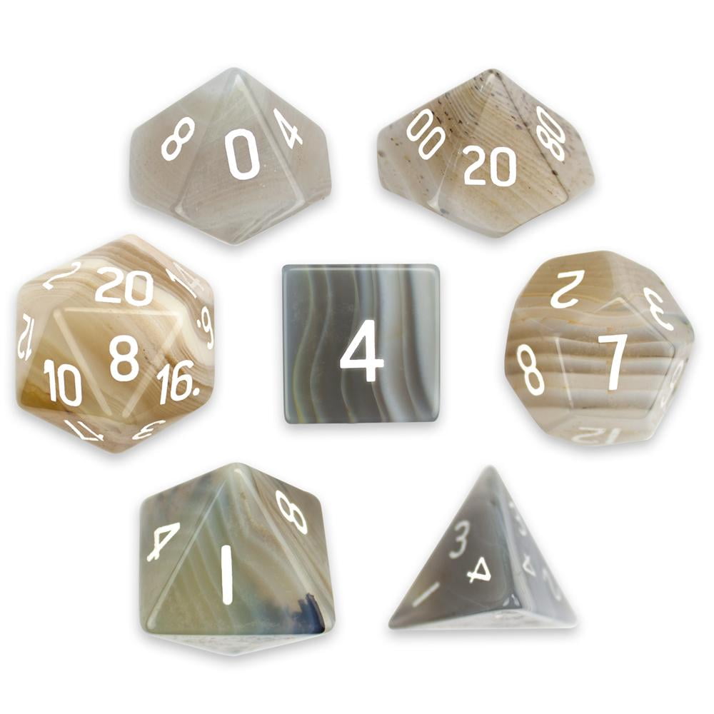 agate collectible home decor Vintage marble set of dice