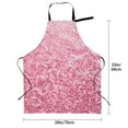thumbnail image 2 of Kdxio Pink Glitter Apron with Pockets Adjustable Kitchen Aprons for Men Women Waterproof Aprons for Cooking,Drawing,Crafting, Baking Household Cleaning, 2 of 5