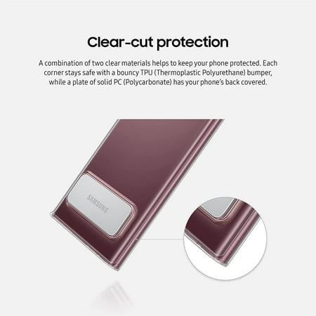 Samsung Official Clear Standing Cover for Samsung Galaxy S22 Ultra - Clear