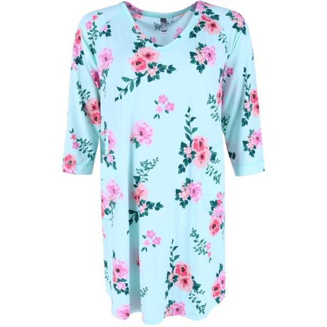 PJ Couture Chemise de Nuit Pyjama à Grande Fleur (Femme)