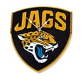 thumbnail image 1 of Wall Clock FanFave NFL Jacksonville Jaguars 46cm Foam, 1 of 2