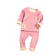 thumbnail image 1 of Jumpingount Conjunto de ropa interior térmica para niños, calzoncillos largos cálidos para clima frío, ropa de vestir, capa base, manga completa, cómoda Ropa interior Rosado 100cm Jumpingount AP013751-04, 1 of 6
