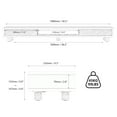 thumbnail image 6 of Fenge Dual Monitor Stand, 42.5inch Long Monitor Stands Riser for 2 Monitors, 6 of 7