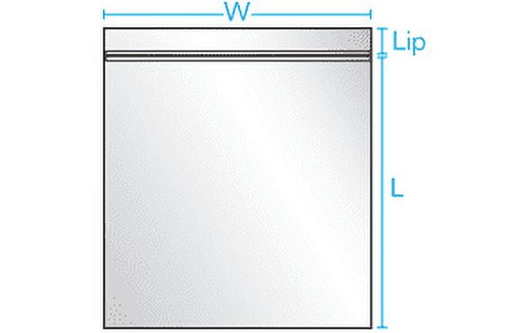 3 Mil Zip Top Bubble Bags, 8W X 10L, Poly w 3/16" Bubbles - Pack of 50 Bags