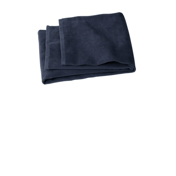 Port Authority Adult Unisex Beach Towel Navy One Size Fits All