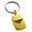 Gold, variant on Stainless Steel Zeus Greek God of Sky Engraved Small Rectangle Dog Tag Charm Keychain Keyring