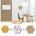 thumbnail image 2 of Wooden Art Acoustic Panels Abstractionism Mountain Cutout Yellow Felt Sound Absorbing Panels Soundproof Wall Panels Decorative Acoustical Wall, 2 of 9