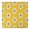 Yellow Daisy Flower-1, variant on Light Blue Daisy Flower Pattern Square Fitted Tablecloth with Elastic Edge,Square Table Cover,Washable Elastic Table Cover for Home Kitchen Party Decor 34"x34"