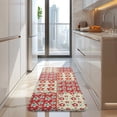 thumbnail image 4 of Pioneer Flower Floral Print Pattern Kitchen Rug Mat,Kitchen Runner Rugs Non Skid Washable,Decorative Kitchen Floor Mats for Kitchen,Sink,Laundry,17"x47.2", 4 of 7