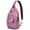 Healing, variant on Space Geek Sling Backpack, Astronaut and Rocket Design, Celestial Nebula Crossbody Bag for Sci-fi Lovers