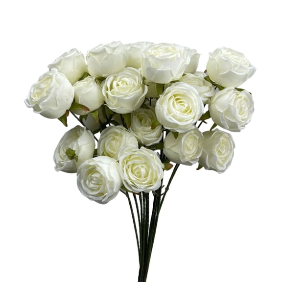 Getwin Rose Bouquet,3 Head Artificial Roses,3 Head Rose Artificial Flowers Flowers Rose Flowers Interior Decoration Ornaments Scene Arrangement Props