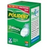 Polident 3 Minute, Antibacterial Denture Cleanser 120 ea (Pack of 2)