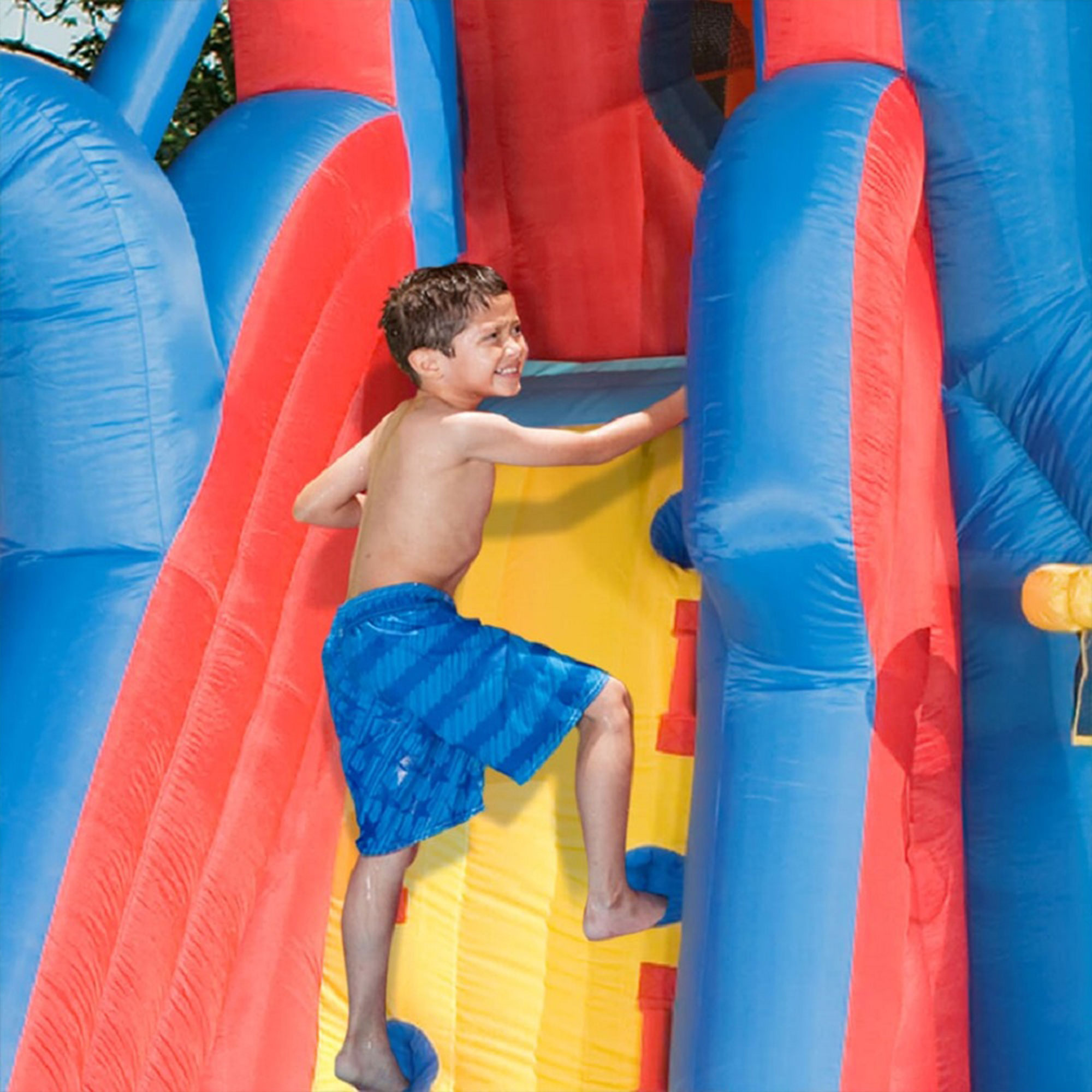 Banzai Hydro Blast Kids Inflatable Backyard Waterpark Pool Play Center - image 5 of 10