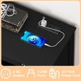 thumbnail image 6 of FANRAL Tilt Out Trash Can Cabinet for 2 Bins,Hidden Recycle Garbage Enclosure with Negative Ion & Ozone Odor Control,Wooden Double Laundry Cabinet for Kitchen Bathroom Laundry Room, 6 of 8