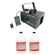 Rockville ROCKHAZE 700 CFM DMX Water Based DJ/Club Haze Machine+(2) Gal Fluid