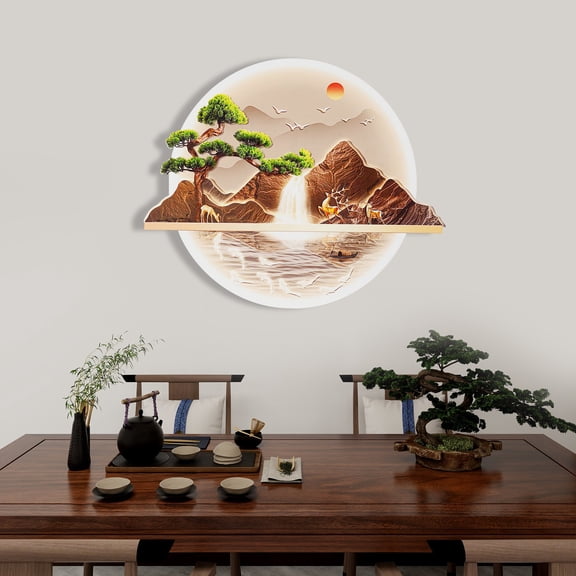 Wall Decor With Led Light, Wall Art Decoration With Light For Living Room for Living rRoms, Entrances, Bedrooms, Kitchens