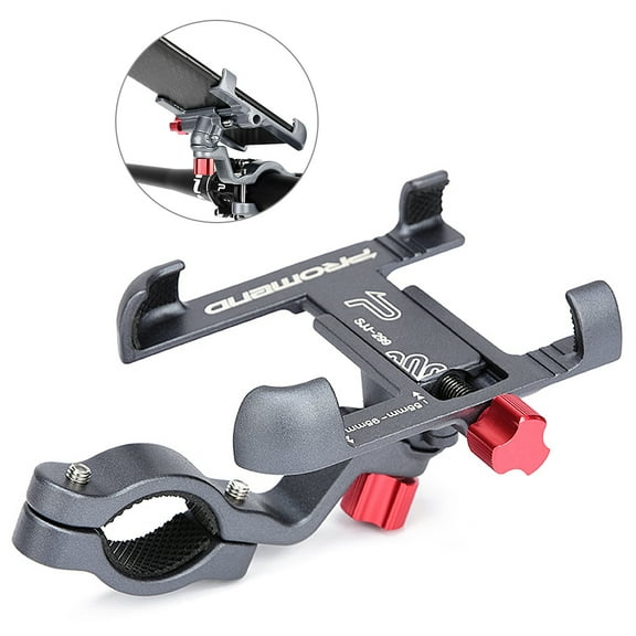 PROMEND Bike Phone Mount,HUIOP Adjustable Cradle 31.8mm Aluminum Rotation Adjustable Cradle Bike Mount Alloy BUZHI JINMIE