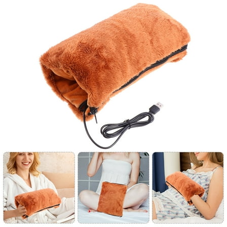1pc Portable USB Hand Warmer Winter Electric Heating Warmer Pillow Hand Muffs