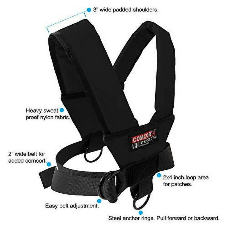 ComCor Pro Youth Sled Harness Includes 9 Pull Strap Made in USA Walmart