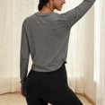 thumbnail image 4 of WCJM Women's Long Sleeve TShirt Womens Quick Dry Hiking Shirt Upf 50+ Long Sleeve Loose Fit Sun Top Yoga Fishing Rash Guard, 4 of 5