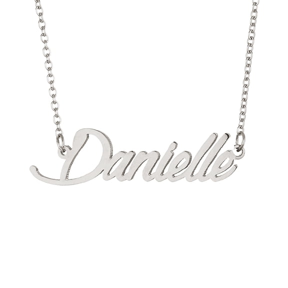 Danielle Name Necklace Alpahabet Stainless Steel Jewlery Graduation Gifts