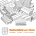 thumbnail image 3 of 20 Pack Aluminum Crimping Loop Sleeve for 1/4" Diameter Wire Rope, Double Ferrule Aluminum Wire Rope Sleeve, 3 of 6