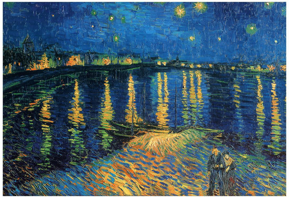 Vincent Van Gogh Starry Night Over the Rhone Art Print Poster - 19x13