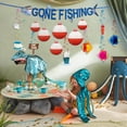 thumbnail image 2 of Pancarta Renbuzhu Gone Fishing para fiesta, 2,5 m, con faroles, 2 of 7