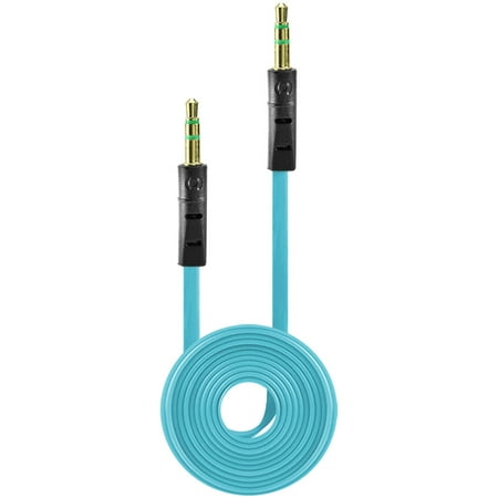 3.5mm Flat Wire Audio Cable for Smartphones/Tablets/MP3 Players - Light