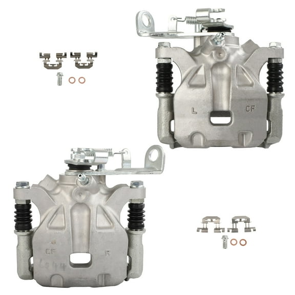 Brake Calipers 2PCS ECCPP Rear 19B7155 19B7154 compatible for 2014-2016 For Mazda For 3|2014-2016 For Mazda For 3 Sport