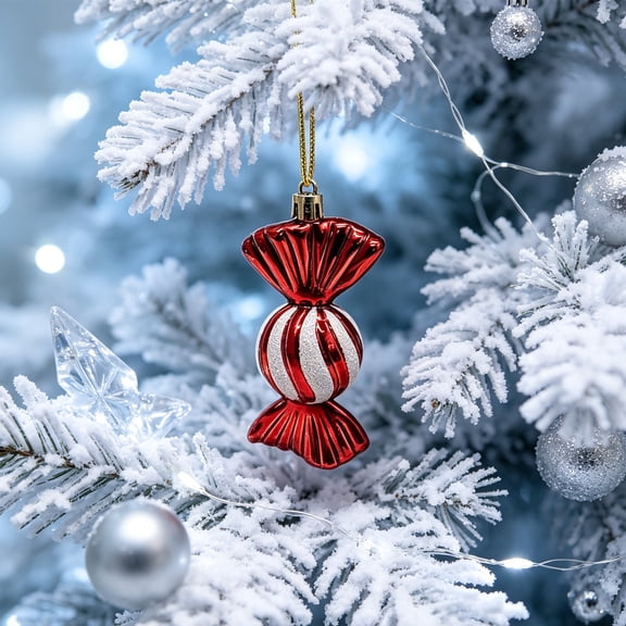 Christmas Tree Ornament, Lightweight Foam Holiday Pendant with Lanyard, Xmas-themed Hanging Decoration for Tree, Mantel & Window Festivel Home Decor