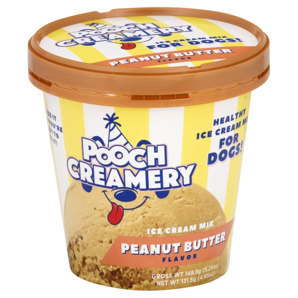 Pooch Creamery Peanut Butter Flavor, 5.25oz cup