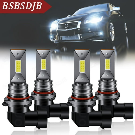 For Acura Integra 1994-2001 6000K White Front LED Headlight High-Low Beam Bulbs