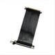 thumbnail image 1 of Cable Elevador PCIe 5.0 X16 para H1, Ángulo Recto Invertido de 270°, Plateado, Cable de Extensión para GPU GEN 5/4 de 64 GB/S, 20 cm., 1 of 9