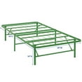 thumbnail image 2 of Modway Horizon Remplace le Sommier – Cadre de Lit en Métal Pliable, Lit Simple, Vert, 2 of 5