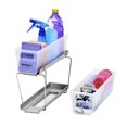 thumbnail image 3 of Multipurpose Organizer with Divided Slide-Out Storage Bins, Compact Under Sink and Cabinet Organizer Rack, 3 of 7