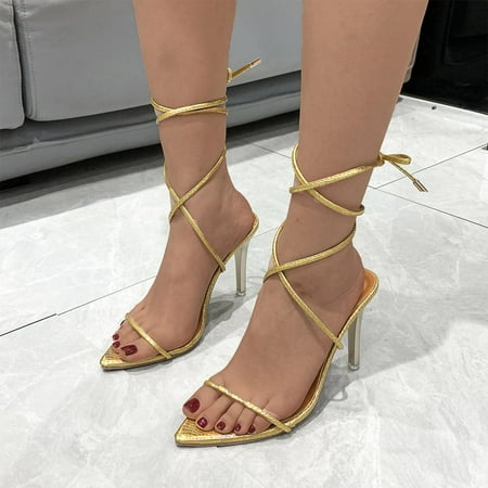 

LEEy-World Women Shoes Women s Slip on Flat Sandals Casual Bling Rhinestone Strap Sandals Open Toe Slide Sandals