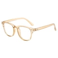 thumbnail image 2 of sunsanly Blue Light Blocking Glasses Unisex Clear View Strong Hinge Smooth Transparent with Brim Eye Protection Clear Bluelight Glasses Spectacles, 2 of 8